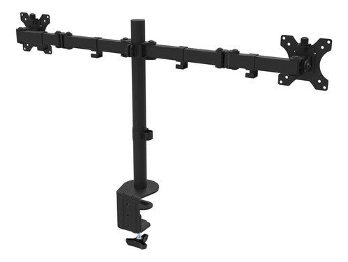 Soporte de Doble Monitor Klip Xtreme – Ajustable 13″ a 32″ | KPM-310 Optimiza tu Espacio