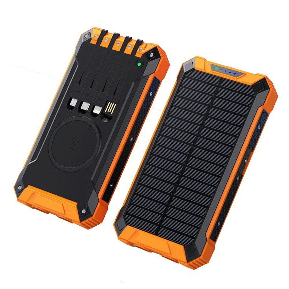 Wireless Power Bank 20000Mah with LED Flashlight Portable Phone Charger