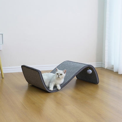 Catry Rascador para Gatos con Juguete Interactivo 80 cm