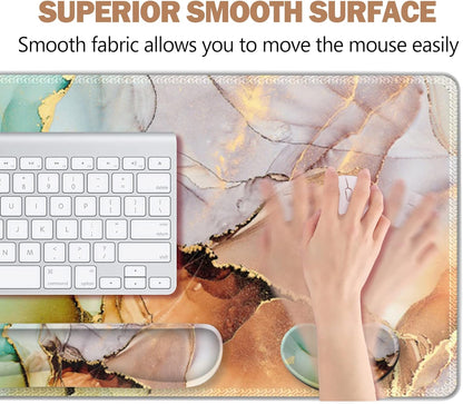 ArtSo 4-in-1 Ergonomic Mouse Pad Set – Comfort, Style & Wrist Support