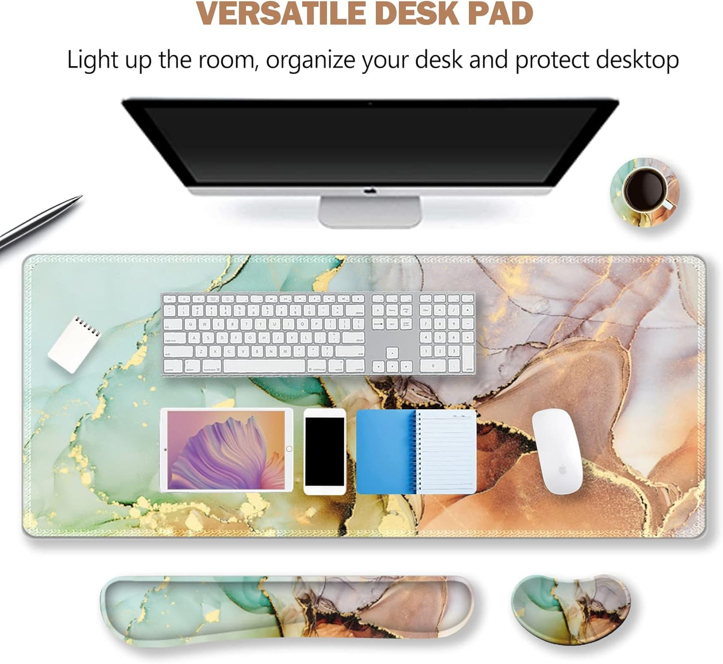 ArtSo 4-in-1 Ergonomic Mouse Pad Set – Comfort, Style & Wrist Support