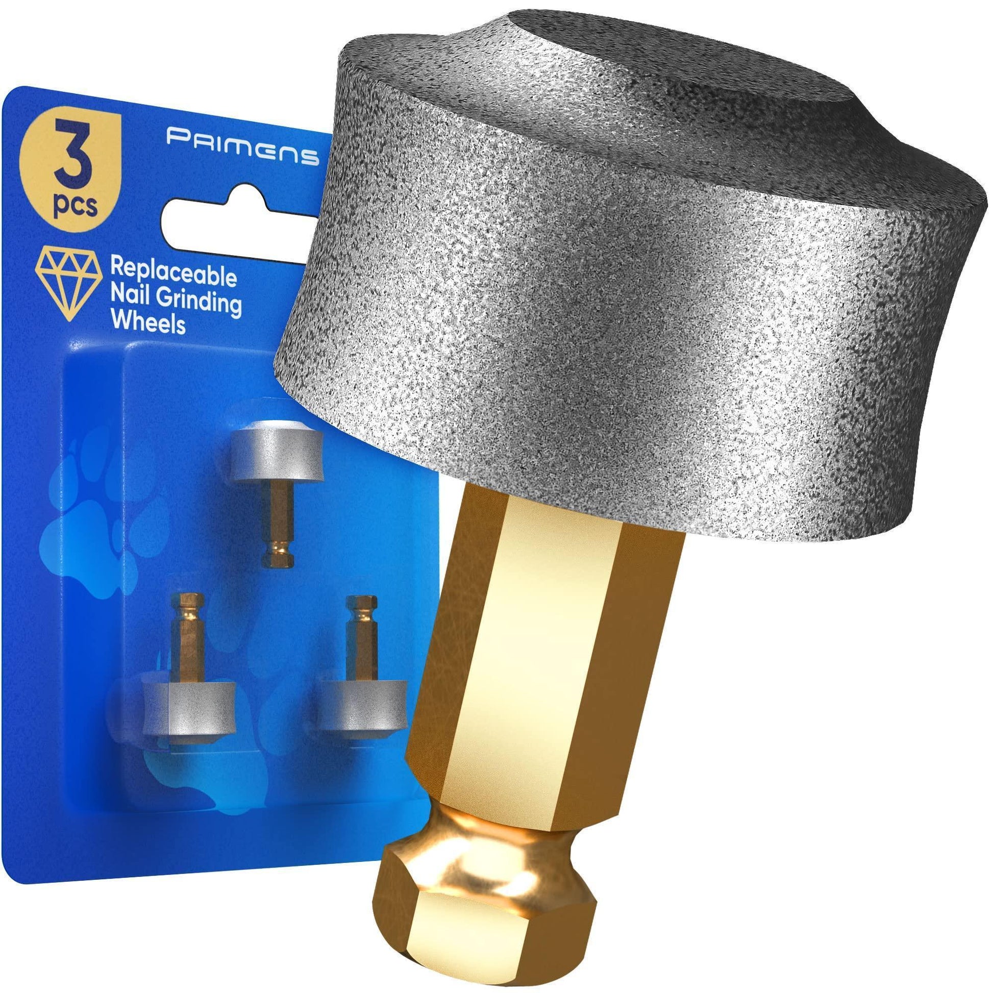 Dog Nail Grinder Replacement Head – Durable Diamond Grinding Wheel for Safe, Painless Pet Nail Trimming