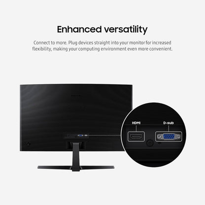 Monitor Curvo Samsung Essential S3 27” FHD 100Hz 1800R Eye Saver HDMI