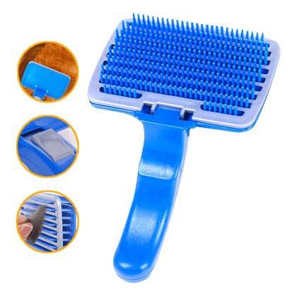 Cepillo Slicker para Perros y Gatos – Cerdas Suaves para Grooming y Desenredo