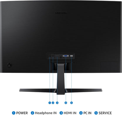Monitor Curvo Samsung Essential S3 27” FHD 100Hz 1800R Eye Saver HDMI