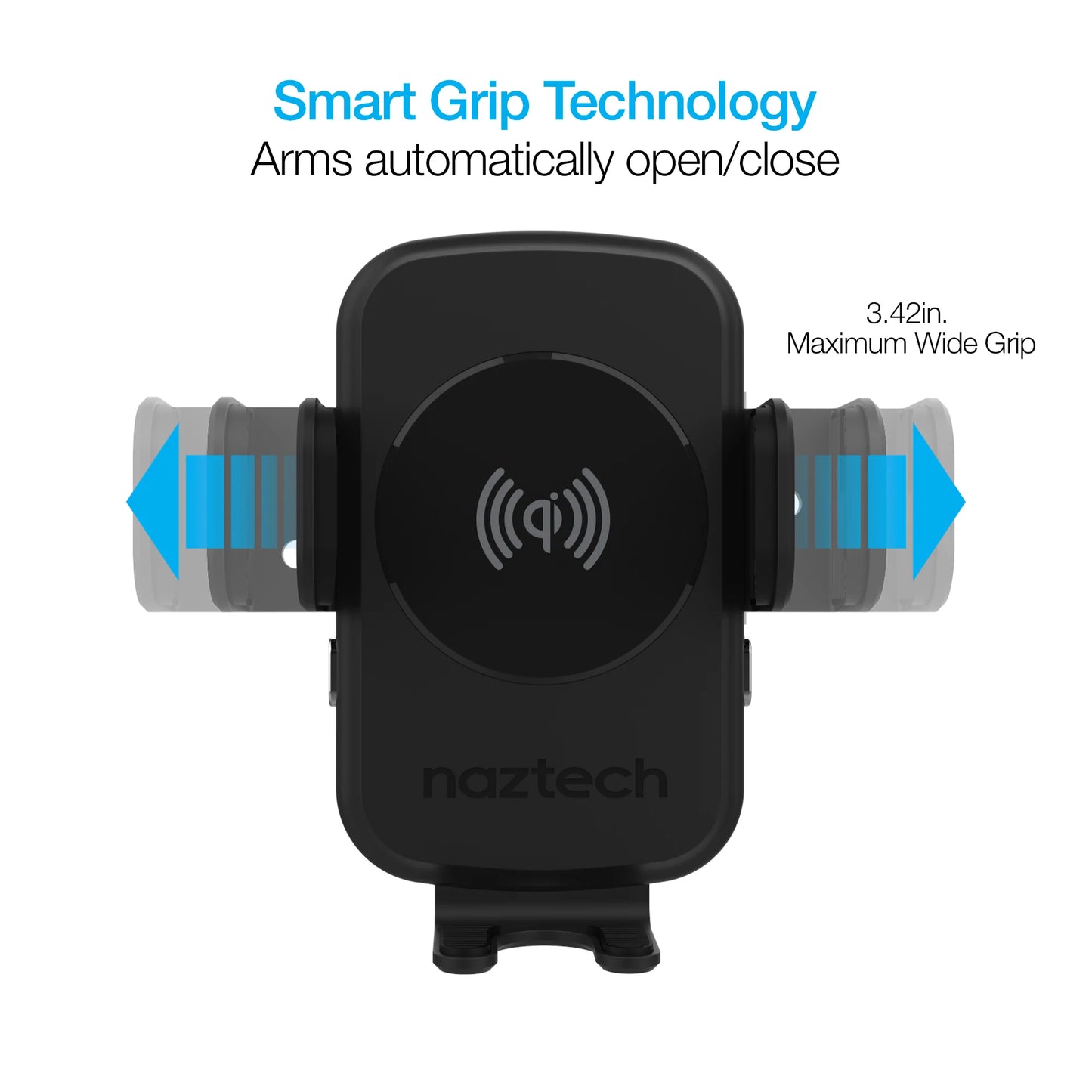 Naztech Smart Grip Wireless Charging Car Mount