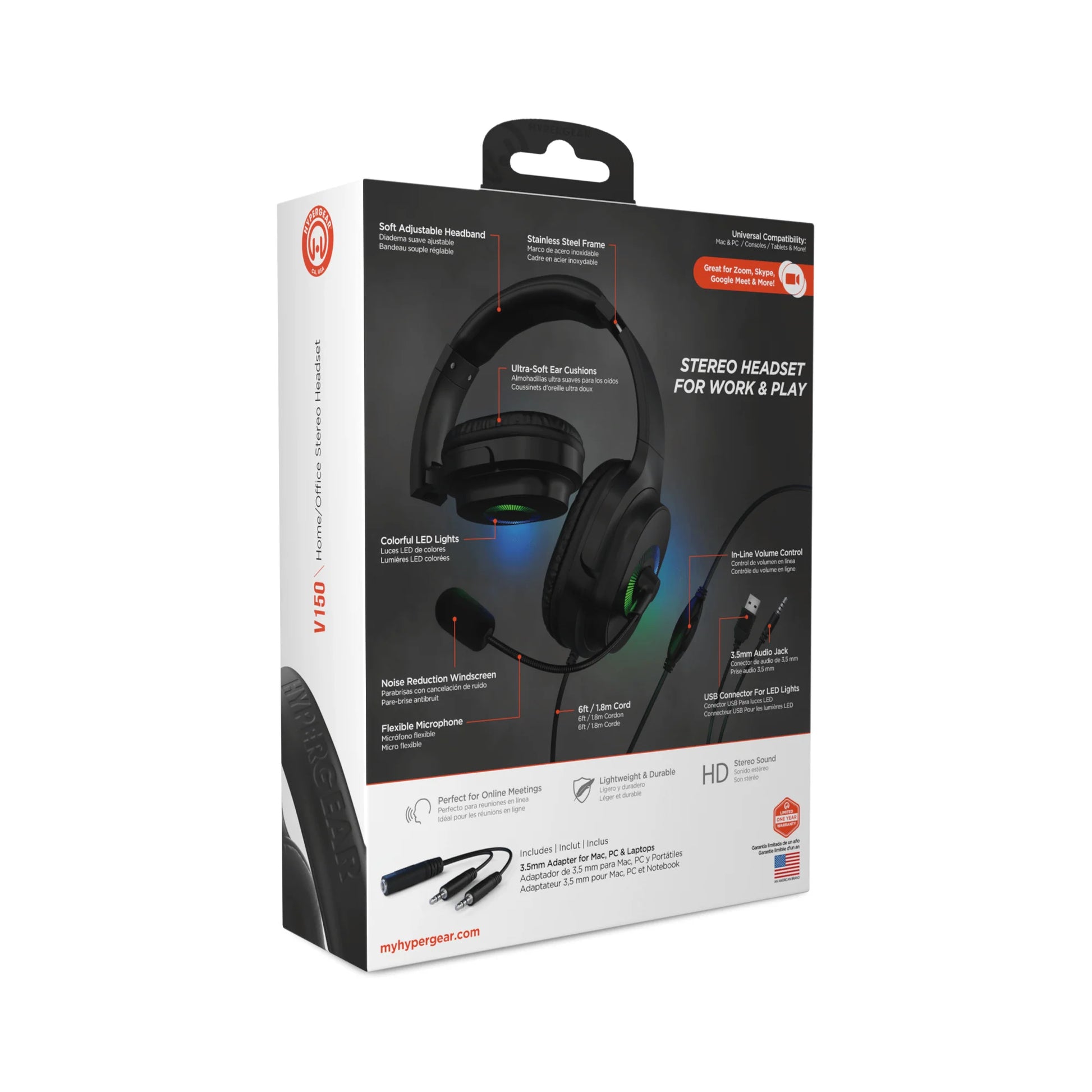Hypergear V150 Home/Office Stereo Headset