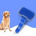 Cepillo Slicker para Perros y Gatos – Cerdas Suaves para Grooming y Desenredo