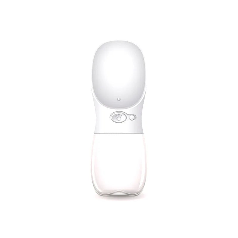 Portable Dog Water Bottle – Outdoor Travel Pet Water Dispenser with Bowl, Leak-Proof Design, Food-Grade Plastic, 350ml/550ml