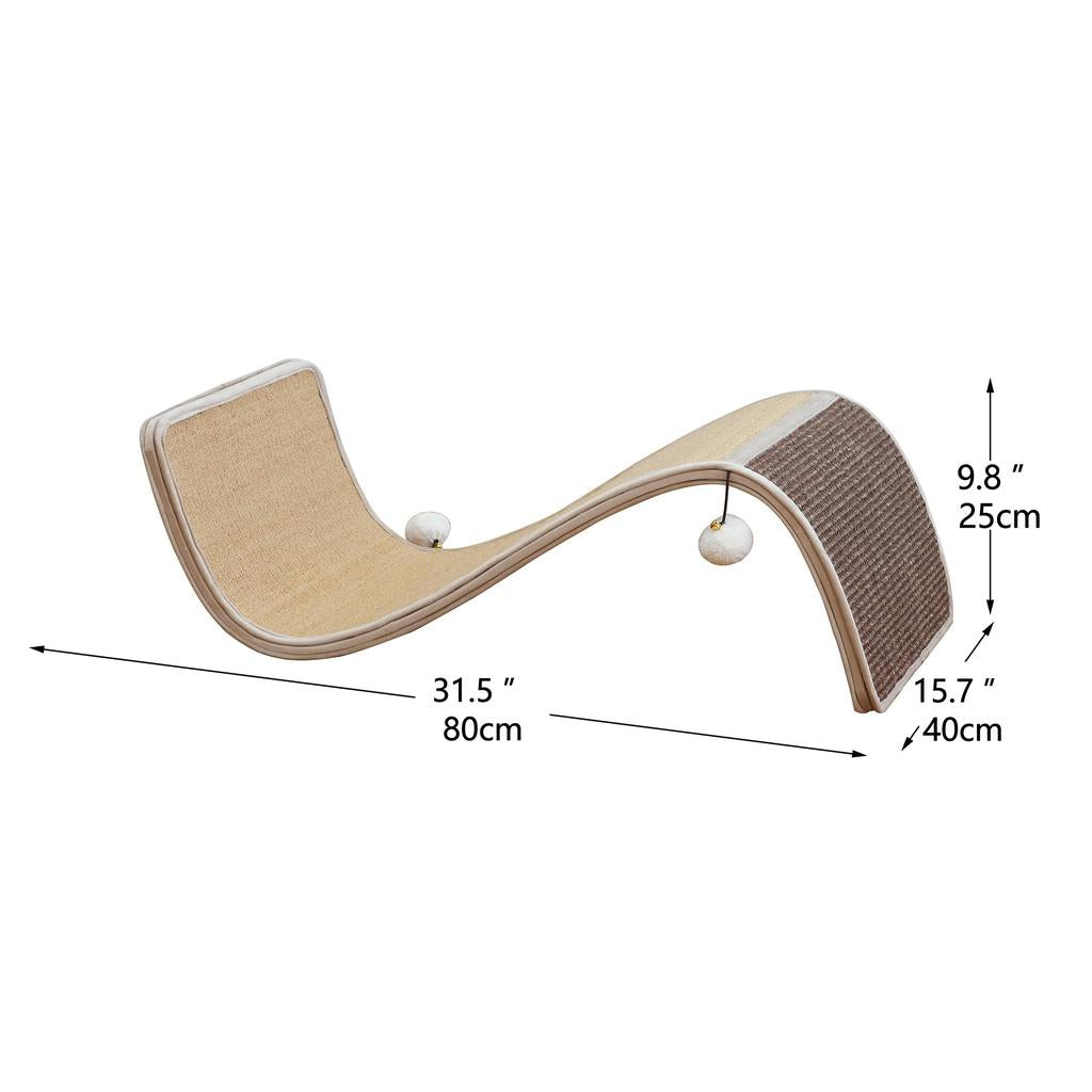 Catry Rascador para Gatos con Juguete Interactivo 80 cm