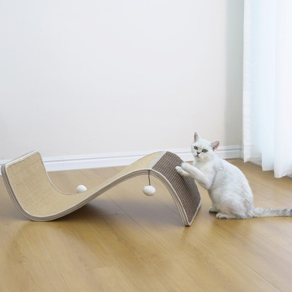 Catry Rascador para Gatos con Juguete Interactivo 80 cm