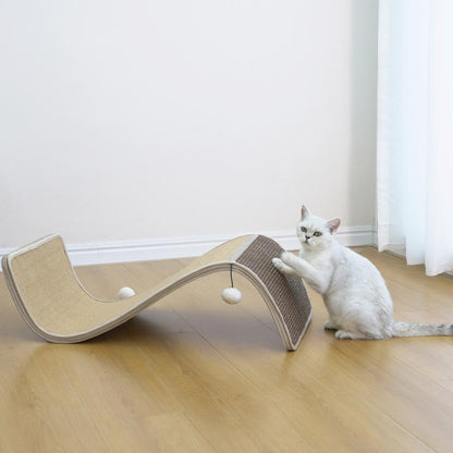 Catry Rascador para Gatos con Juguete Interactivo 80 cm