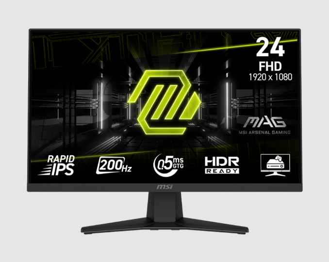Monitor Gaming MSI MAG 244F 24” FHD 200Hz IPS 0.5ms FreeSync Premium