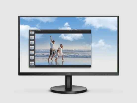 Monitor AOC 24” Full HD 75Hz | Diseño sin bordes + Adaptive Sync