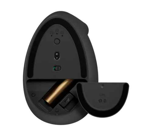 Logitech Lift Vertical Ergonómico – Mouse Inalámbrico 4000 DPI Negro