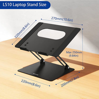 Besign LS10 Adjustable Laptop Stand – Ergonomic, Stable & Portable