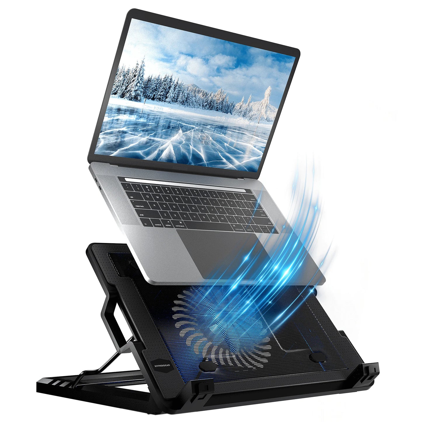 HyperGear UpRite Air Portable Laptop Cooling Stand with LED Fan