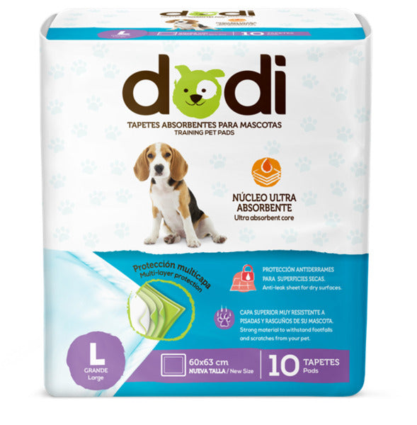 Tapetes Absorbentes para Mascotas Dodi 60x63 cm