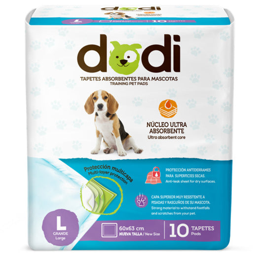 Tapetes Absorbentes para Mascotas Dodi 60x63 cm