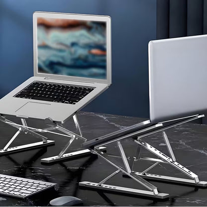 Soporte para Laptop, N8,  Ajustable 6 Ángulos – Aluminio Plegable