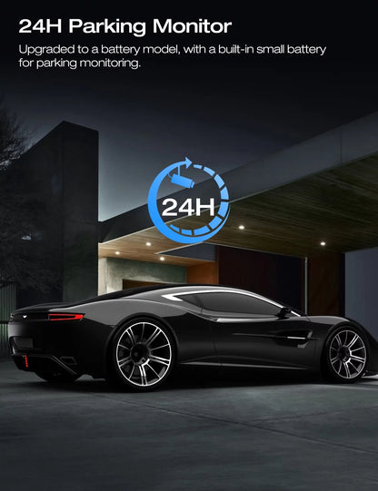 TOGUARD 4K Dual Dash Cam Front and Rear with 3" Screen, 1080P Waterproof Rear Camera, Night Vision, Loop Recording, G-Sensor, WDR & Parking Monitor