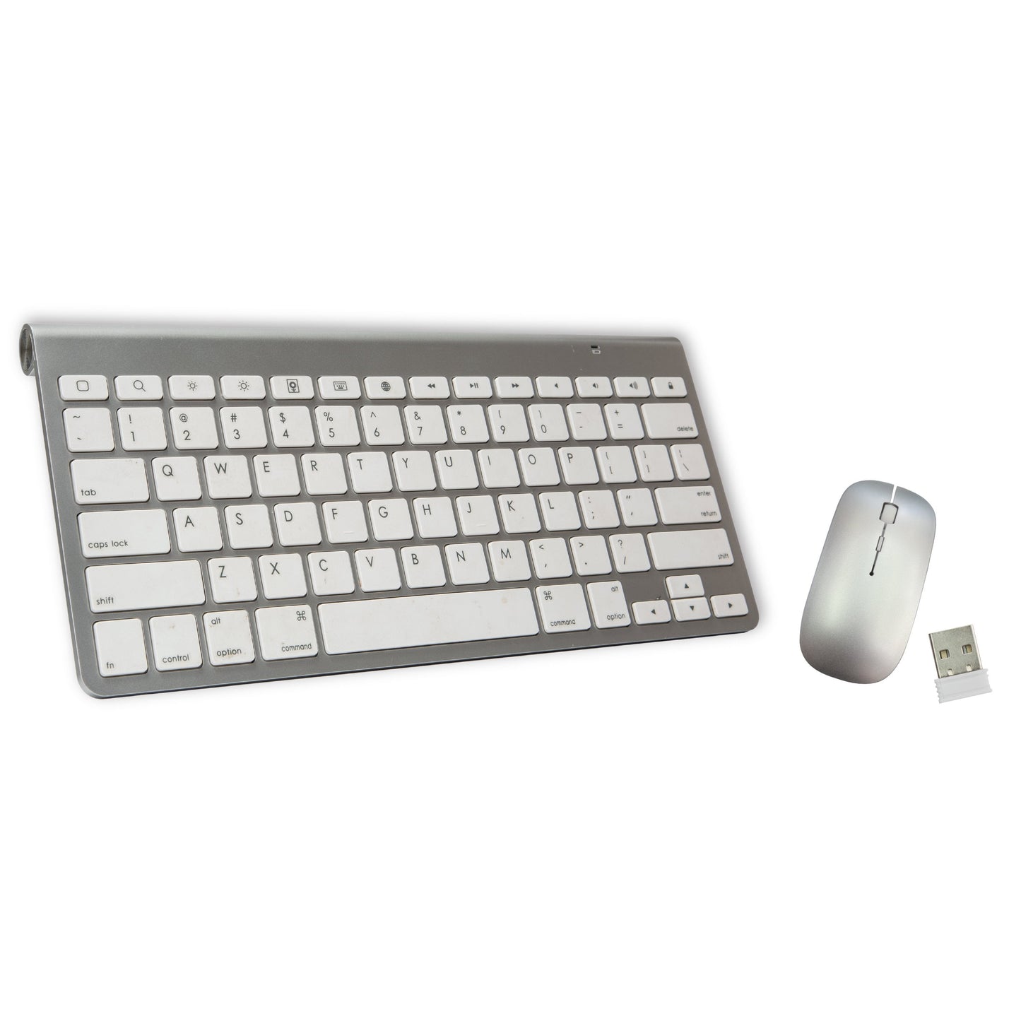 Ultra-Slim 2.4GHz Wireless Keyboard and Mouse Combo – Portable, Ergonomic, Battery-Saving Design