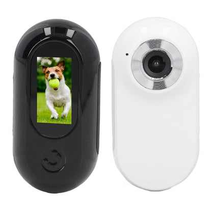 Pet Collar Camera with 120° Wide-Angle Lens – HD Video & Photo Recording, OTG Phone Connection, Adjustable Collar & Magnetic Clip