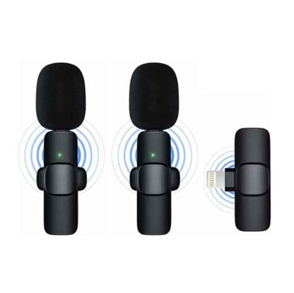 Micrófono Inalámbrico Doble FCC MIC-K9PIP8 Lightning para celular