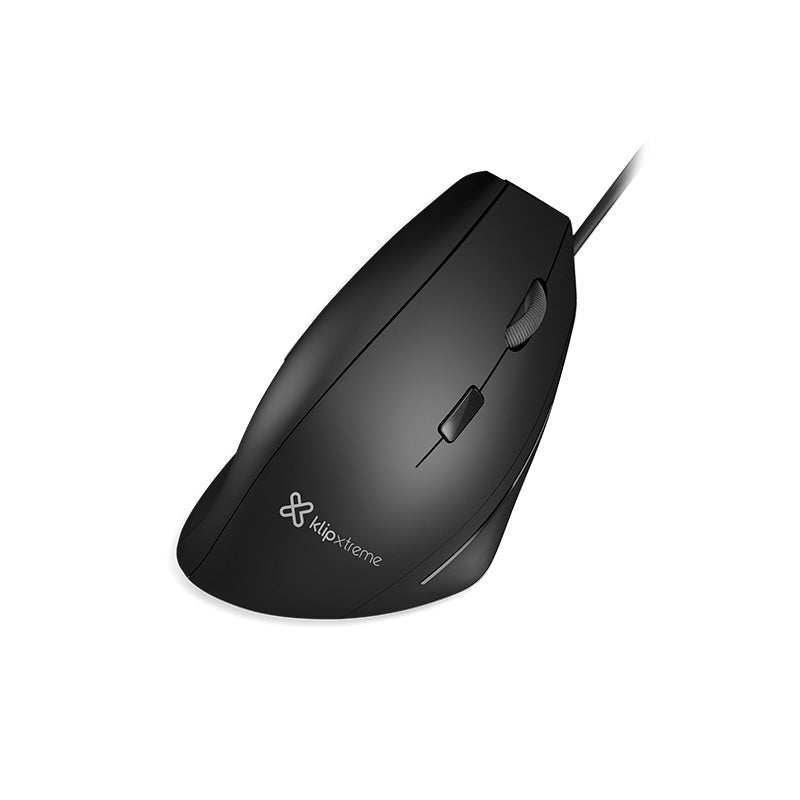 Mouse Vertical Ergonómico Klip Xtreme KMO-505 Krest USB Negro