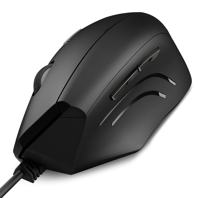Mouse Vertical Ergonómico Klip Xtreme KMO-505 Krest USB Negro