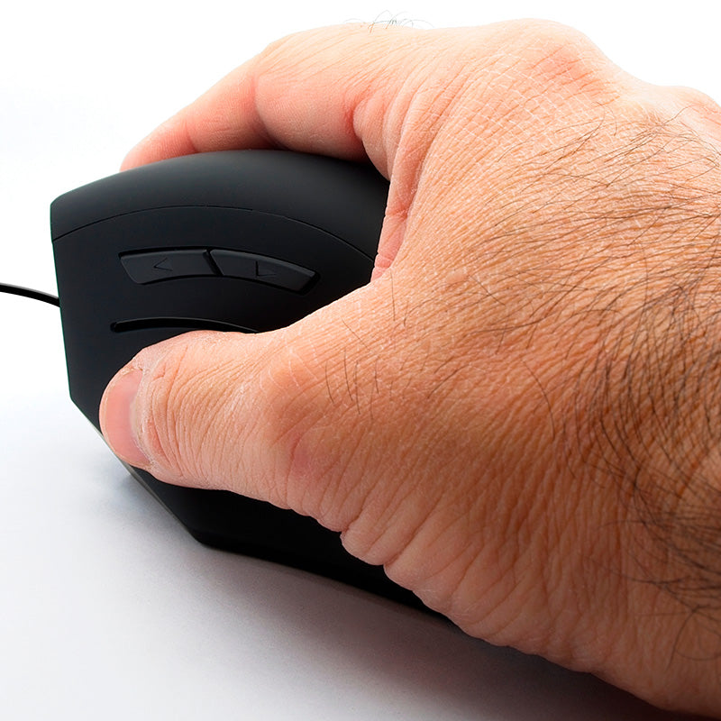 Mouse Vertical Ergonómico Klip Xtreme KMO-505 Krest USB Negro