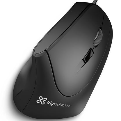Mouse Vertical Ergonómico Klip Xtreme KMO-506 Krown USB Negro