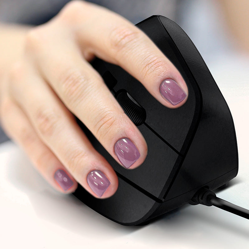 Mouse Vertical Ergonómico Klip Xtreme KMO-506 Krown USB Negro