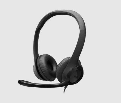 Audífonos Logitech H390 USB-C con Micrófono – Sonido Claro y Conectividad USB