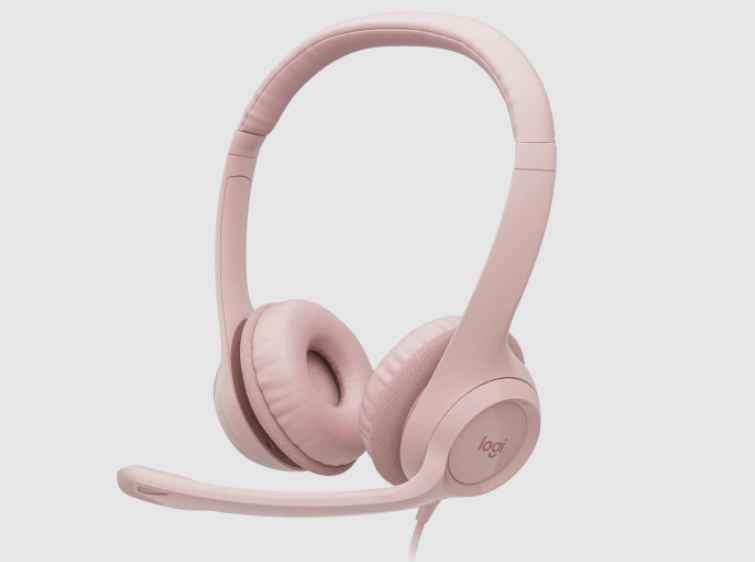 Audífonos Logitech H390 USB-C con Micrófono – Sonido Claro y Conectividad USB
