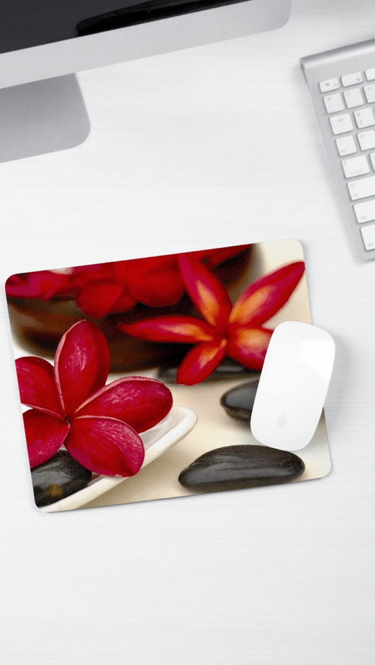 Mouse Pad Diseño Floral Decorativo – Superficie Suave y Antideslizante
