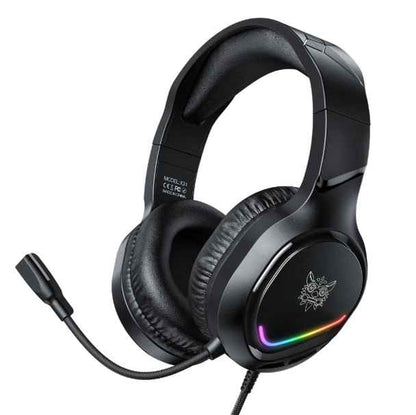 Audífonos Gamer ONIKUMA X31 RGB con Micrófono — Sonido Potente y Luces LED