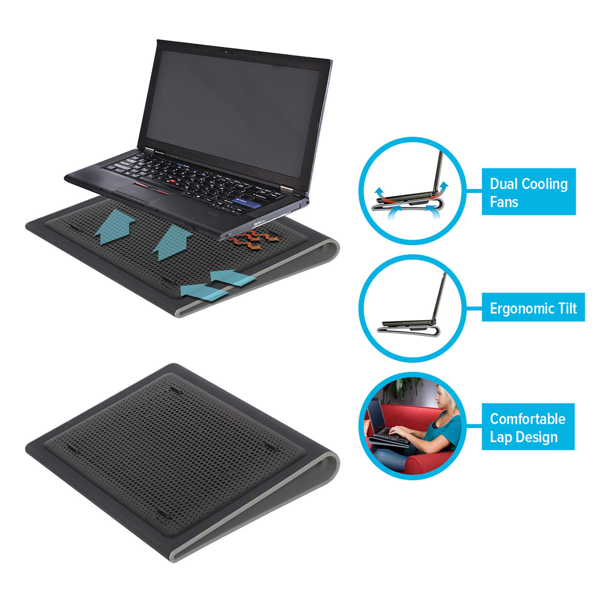 Base Enfriadora Targus Chill Mat para Laptop – Ventilador USB